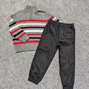 Black Kids Jogger Pants